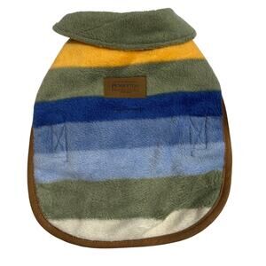 Pendleton National Park Fleece Striped Dog Coat Rocky Mountain, Size XS,Like New